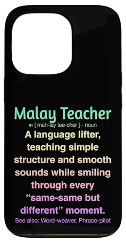Malaiischer Lehrer Hülle für iPhone 13 Pro Malaiischer Lehrer Hülle für iPhone 13 Pro von Malay Teacher Gifts & Tees