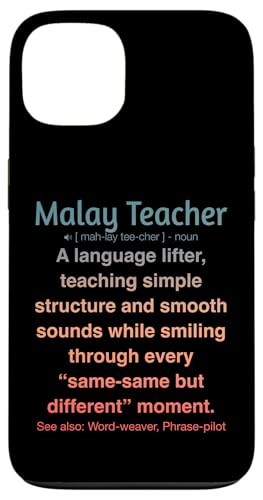 Malaiischer Lehrer Hülle für iPhone 13 von Malay Teacher Gifts & Tees