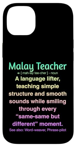 Malaiischer Lehrer Hülle für iPhone 14 Plus von Malay Teacher Gifts & Tees