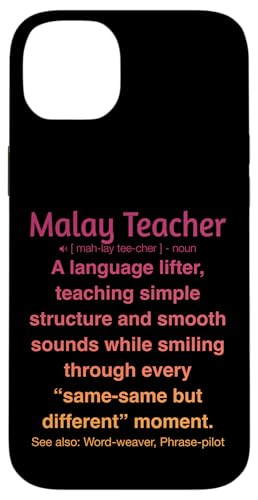 Malaiischer Lehrer Hülle für iPhone 14 Plus von Malay Teacher Gifts & Tees