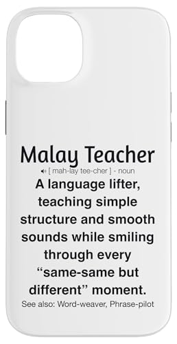 Malaiischer Lehrer Hülle für iPhone 14 Plus von Malay Teacher Gifts & Tees