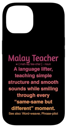 Malaiischer Lehrer Hülle für iPhone 14 von Malay Teacher Gifts & Tees