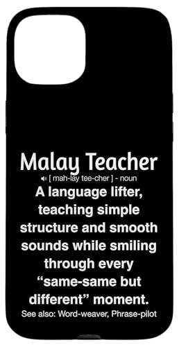 Malaiischer Lehrer Hülle für iPhone 15 Plus von Malay Teacher Gifts & Tees