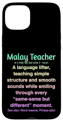 Malaiischer Lehrer Hülle für iPhone 15 Plus von Malay Teacher Gifts & Tees