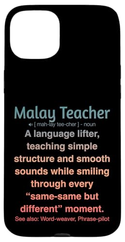 Malaiischer Lehrer Hülle für iPhone 15 Plus von Malay Teacher Gifts & Tees