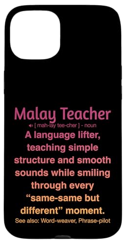 Malaiischer Lehrer Hülle für iPhone 15 Plus von Malay Teacher Gifts & Tees