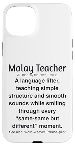 Malaiischer Lehrer Hülle für iPhone 15 Plus von Malay Teacher Gifts & Tees