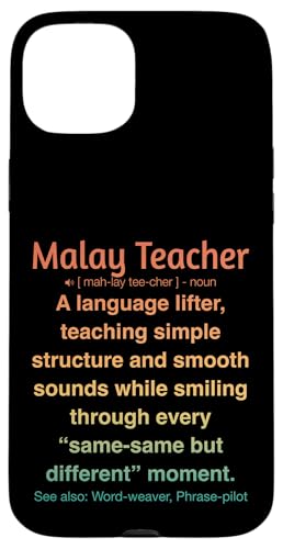 Malaiischer Lehrer Hülle für iPhone 15 Plus von Malay Teacher Gifts & Tees