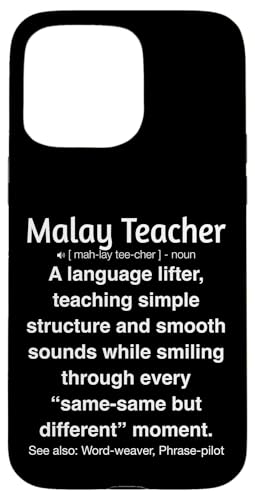 Malaiischer Lehrer Hülle für iPhone 15 Pro Max von Malay Teacher Gifts & Tees