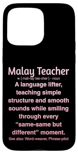 Malaiischer Lehrer Hülle für iPhone 15 Pro Max von Malay Teacher Gifts & Tees