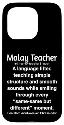 Malaiischer Lehrer Hülle für iPhone 15 Pro von Malay Teacher Gifts & Tees