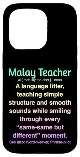 Malaiischer Lehrer Hülle für iPhone 15 Pro von Malay Teacher Gifts & Tees