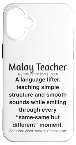 Malaiischer Lehrer Hülle für iPhone 16 Plus von Malay Teacher Gifts & Tees