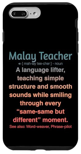 Malaiischer Lehrer Hülle für iPhone 7 Plus/8 Plus von Malay Teacher Gifts & Tees