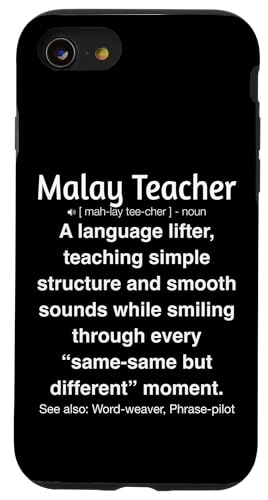 Malaiischer Lehrer Hülle für iPhone SE (2020) / 7 / 8 von Malay Teacher Gifts & Tees