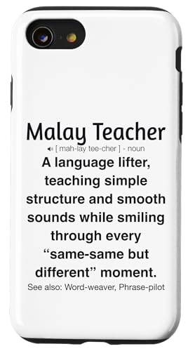 Malaiischer Lehrer Hülle für iPhone SE (2020) / 7 / 8 von Malay Teacher Gifts & Tees