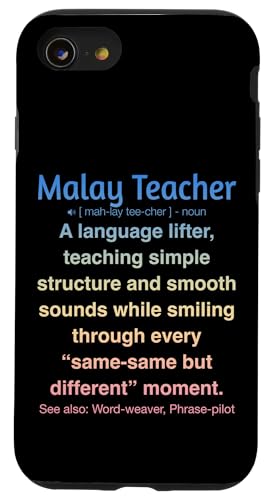 Malaiischer Lehrer Hülle für iPhone SE (2020) / 7 / 8 von Malay Teacher Gifts & Tees