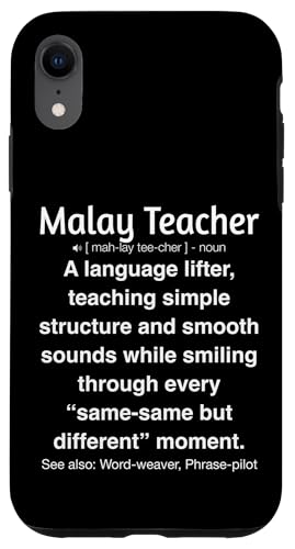 Malaiischer Lehrer Hülle für iPhone XR von Malay Teacher Gifts & Tees
