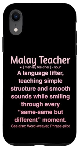Malaiischer Lehrer Hülle für iPhone XR von Malay Teacher Gifts & Tees