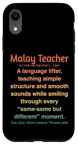 Malaiischer Lehrer Hülle für iPhone XR Malaiischer Lehrer Hülle für iPhone XR von Malay Teacher Gifts & Tees