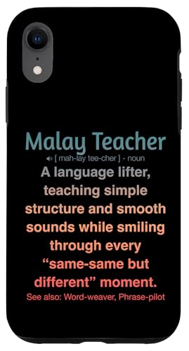 Malaiischer Lehrer Hülle für iPhone XR von Malay Teacher Gifts & Tees
