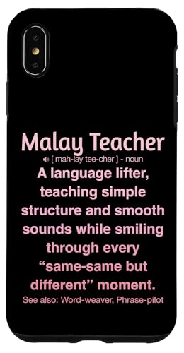 Malaiischer Lehrer Hülle für iPhone XS Max von Malay Teacher Gifts & Tees