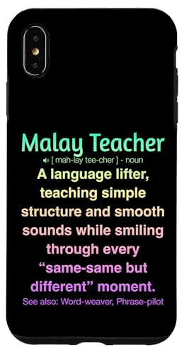 Malaiischer Lehrer Hülle für iPhone XS Max von Malay Teacher Gifts & Tees