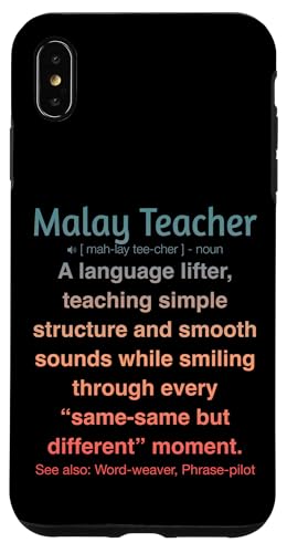 Malaiischer Lehrer Hülle für iPhone XS Max von Malay Teacher Gifts & Tees