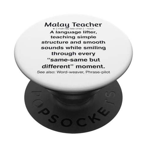 Malaiischer Lehrer PopSockets Klebender PopGrip von Malay Teacher Gifts & Tees
