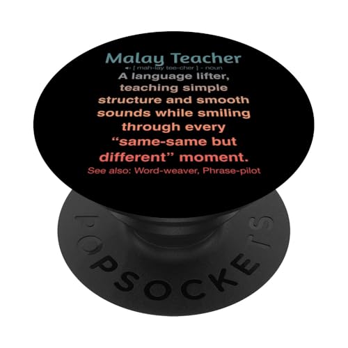 Malaiischer Lehrer PopSockets Klebender PopGrip von Malay Teacher Gifts & Tees