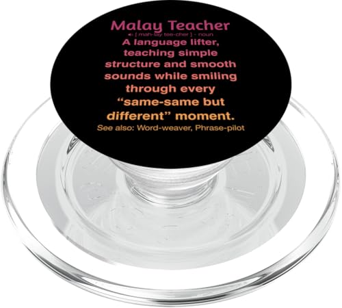 Malaiischer Lehrer PopSockets PopGrip für MagSafe von Malay Teacher Gifts & Tees