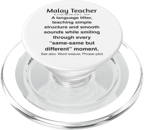 Malaiischer Lehrer PopSockets PopGrip für MagSafe von Malay Teacher Gifts & Tees