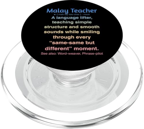 Malaiischer Lehrer PopSockets PopGrip für MagSafe Malaiischer Lehrer PopSockets PopGrip für MagSafe von Malay Teacher Gifts & Tees