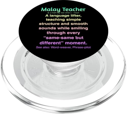 Malaiischer Lehrer PopSockets PopGrip für MagSafe von Malay Teacher Gifts & Tees