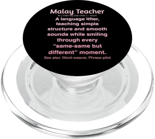 Malaiischer Lehrer PopSockets PopGrip für MagSafe von Malay Teacher Gifts & Tees