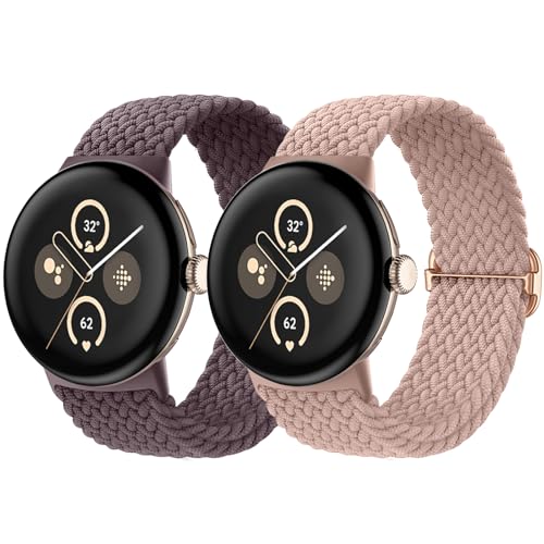 Maledan 2 Stück Geflochtenes Armband Kompatibel mit Google Pixel Watch 2 Armband/Pixel Watch Armband/Pixel Watch 3 41mm Armband, Elastisches Nylon Sport Armband für Pixel Watch 3 2 1 für Damen Herren Maledan 2 Stück Geflochtenes Armband Kompatibel mit Google Pixel Watch 2 Armband/Pixel Watch Armband/Pixel Watch 3 41mm Armband, Elastisches Nylon Sport Armband für Pixel Watch 3 2 1 für Damen Herren von Maledan
