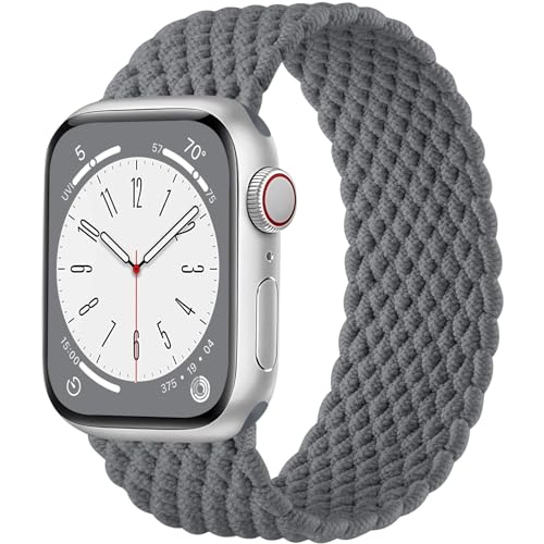 Maledan Geflochtenes Armband Kompatibel mit Apple Watch Armband 42mm 44mm 45mm 49mm für Damen Herren, Elastisches Nylon Solo Loop Armbänder für Apple Watch SE/Series 9 8 7 6 5 4 3 2 1 Ultra Maledan Geflochtenes Armband Kompatibel mit Apple Watch Armband 42mm 44mm 45mm 49mm für Damen Herren, Elastisches Nylon Solo Loop Armbänder für Apple Watch SE/Series 9 8 7 6 5 4 3 2 1 Ultra von Maledan