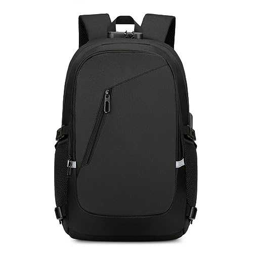 Malloy -Laptop-Umhängetasche, Tragbare wasserdichte Organizer-Tasche mit Anti-Diebstahl-Funktion zum Tragen Eines Laptops, Schwarz von Malloy