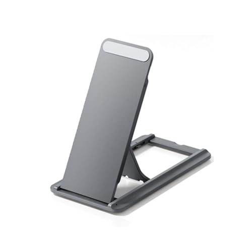 Malloy Universeller Tablet-Ständer, Faltbare Aufbewahrung, Klebrige Tablet-Halterung für Desktop-E-Reader-Halterung, Tablet-Halter, Dunkelgrau von Malloy