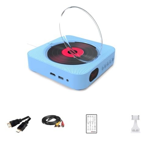 Malloy VCD CD DVD Multifunktionaler Audio-Musik-Player Bluetooth-Lautsprecher FM-Radio Wandmontage AUX-Anschluss mit Fernbedienung B EU-Stecker Malloy VCD CD DVD Multifunktionaler Audio-Musik-Player Bluetooth-Lautsprecher FM-Radio Wandmontage AUX-Anschluss mit Fernbedienung B EU-Stecker von Malloy