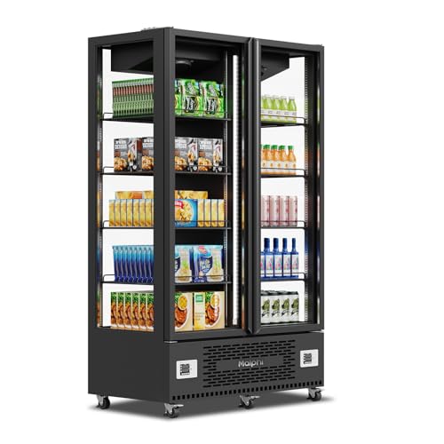 Malphi Glas-Front-Gefrierschrank: 880 l C-Bewertung, Glas-Kühlschränke, Doppeltür, groß, 2 unabhängige Kontrollzonen mit Regalen, Lebensmittelaufbewahrung, Gefrierschrank, gewerbliche Malphi Glas-Front-Gefrierschrank: 880 l C-Bewertung, Glas-Kühlschränke, Doppeltür, groß, 2 unabhängige Kontrollzonen mit Regalen, Lebensmittelaufbewahrung, Gefrierschrank, gewerbliche von Malphi