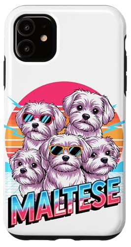 90s Vintage Maltese Malteses Hülle für iPhone 11 von Malteses Maltese Dog Lover Gifts