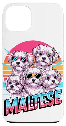 90s Vintage Maltese Malteses Hülle für iPhone 13 von Malteses Maltese Dog Lover Gifts