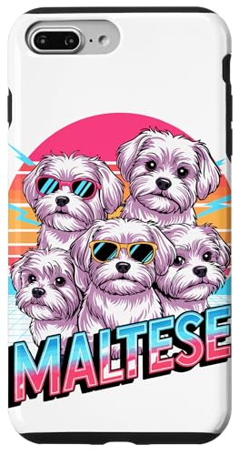 90s Vintage Maltese Malteses Hülle für iPhone 7 Plus/8 Plus von Malteses Maltese Dog Lover Gifts