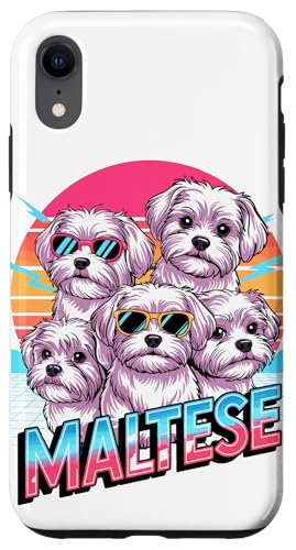 90s Vintage Maltese Malteses Hülle für iPhone XR von Malteses Maltese Dog Lover Gifts
