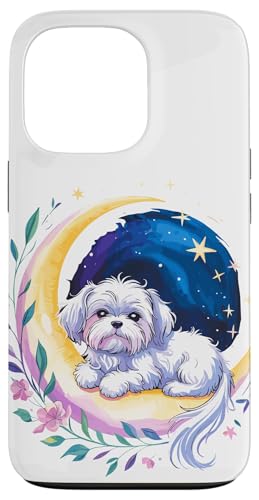 Crescent Moon Maltese Malteses Hülle für iPhone 13 Pro Crescent Moon Maltese Malteses Hülle für iPhone 13 Pro von Malteses Maltese Dog Lover Gifts