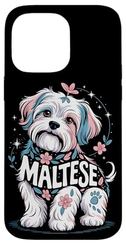 Floral Whimsical Maltese Malteses Hülle für iPhone 14 Pro Max Floral Whimsical Maltese Malteses Hülle für iPhone 14 Pro Max von Malteses Maltese Dog Lover Gifts