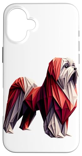 Origami Art Maltese Malteses Hülle für iPhone 16 Plus von Malteses Maltese Dog Lover Gifts