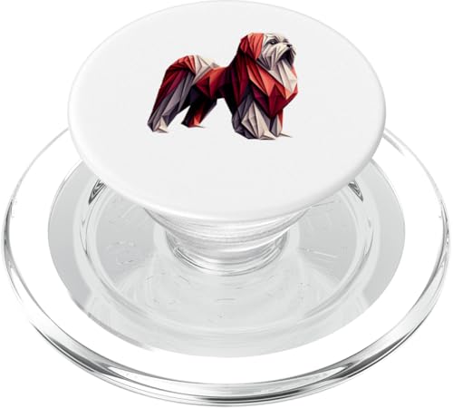 Origami Art Maltese Malteses PopSockets PopGrip für MagSafe von Malteses Maltese Dog Lover Gifts
