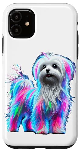 Paint Art Maltese Malteses Hülle für iPhone 11 von Malteses Maltese Dog Lover Gifts
